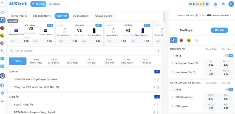 Giới thiệu về sân chơi game bóng đá 8xbet